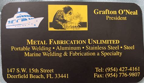 metal fabrication unlimited grafton|Metal Fabrication Unlimited Deerfield Beach FL, 33441 .